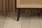 Croxley 5 Drawer Rattan Chest Black by Birlea | Style Our Home