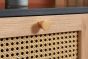 Croxley 5 Drawer Rattan Chest Black by Birlea | Style Our Home