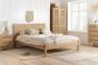 Croxley 5 Drawer Rattan Chest Oak by Birlea | Style Our Home