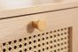 Croxley 5 Drawer Rattan Chest Oak by Birlea | Style Our Home