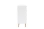 Croxley 5 Drawer Rattan Chest White by Birlea | Style Our Home