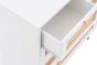 Croxley 5 Drawer Rattan Chest White by Birlea | Style Our Home