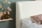 135cm Halfden Fabric Bed White by Birlea | Style Our Home