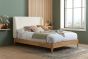 150cm Halfden Fabric Bed White by Birlea | Style Our Home