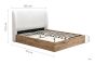 150cm Halfden Ottoman White by Birlea | Style Our Home