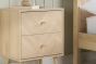 Herringford 2 Drawer Bedside Oak by Birlea | Style Our Home