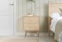 Herringford 2 Drawer Bedside Oak by Birlea | Style Our Home