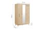 Herringford 3 Door Wardrobe With Mirror by Birlea | Style Our Home