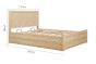 135cm Herringford Ottoman Bed Oak by Birlea | Style Our Home