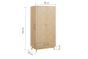 Herringford 2 Door 1 Drawer Wardrobe by Birlea | Style Our Home