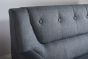 Lambeth Grey Large 3 Seater Sofa 