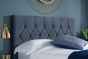 Loxley Grey 4' Small Double Ottoman Bed