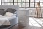 Lynx Grey 3 Drawer Bedside