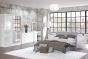 Lynx White 2 Door Combi Wardrobe