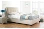 Kaydian Accent Upholstered Ottoman Storage Superking Bed in Oatmeal