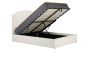 150cm Monaco Fabric Ottoman Bed White by Birlea | Style Our Home