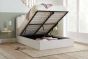 150cm Monaco Fabric Ottoman Bed White by Birlea | Style Our Home