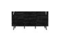 Noah 2 Door 3 Drawer Sideboard Black by Birlea | Style Our Home