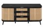 Noah 2 Door 3 Drawer Sideboard Black by Birlea | Style Our Home