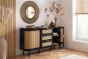 Noah 2 Door 3 Drawer Sideboard Black by Birlea | Style Our Home
