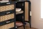 Noah 2 Door 3 Drawer Sideboard Black by Birlea | Style Our Home