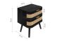 Noah 2 Drawer Bedside Black by Birlea | Style Our Home
