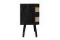 Noah 2 Drawer Bedside Black by Birlea | Style Our Home