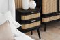 Noah 2 Drawer Bedside Black by Birlea | Style Our Home