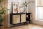 Noah 3 Door Sideboard Black by Birlea | Style Our Home