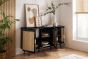Noah 3 Door Sideboard Black by Birlea | Style Our Home