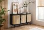 Noah 3 Door Sideboard Black by Birlea | Style Our Home