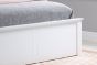 Phoenix White Small Double Ottoman Bed