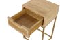 Rattan 1 Draw Side Table