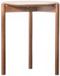 Harvard Walnut Side table by Hudson Living - Style Our Home