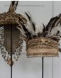 Balinese Helmet With Shell And Feather