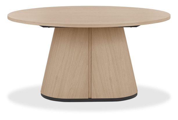 Vega Scandi Oak & Peppercorn 4 Seater Table by Bentley Designs | Style Our Home