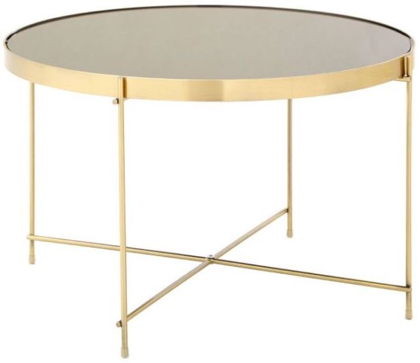 Axel Brushed Bronze Side Table by Prestige | Style Our Home