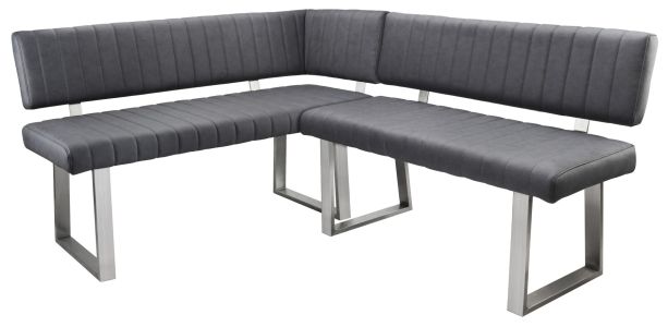Apollo Corner Bench LH – Dark Grey by Classic Furniture | Style Our Home