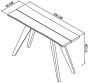 Cadell Aged & Weathered Oak Console Table