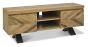 Ellipse Rustic Oak Entertainment Unit by Bentley Designs | Style Our Home
