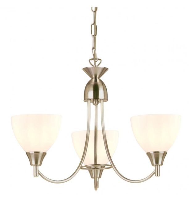 Alton 3 Pendant Light Satin Chrome