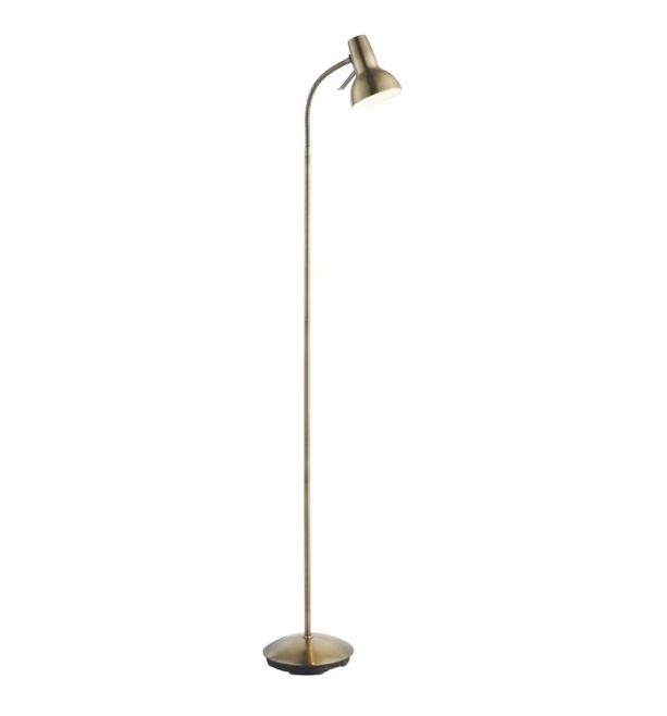 Amalfi Floor Lamp Antique Brass