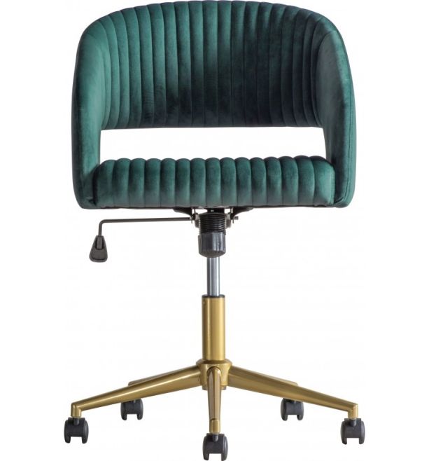 Murray Swivel Chair Green Velvet