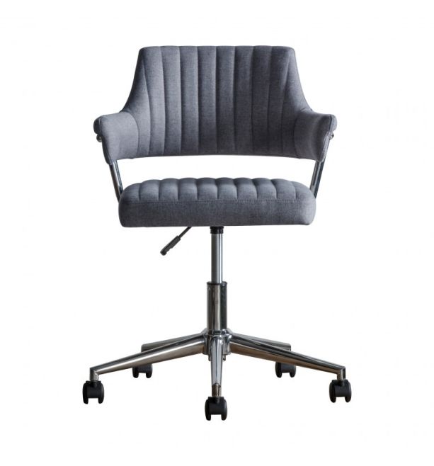 Mcintyre Swivel Chair Charcoal