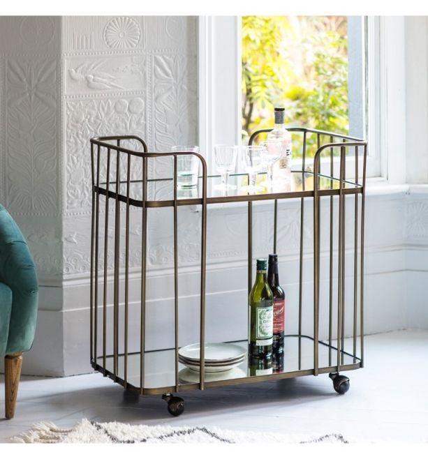 Verna Drinks Trolley Bronze - Style Our Home