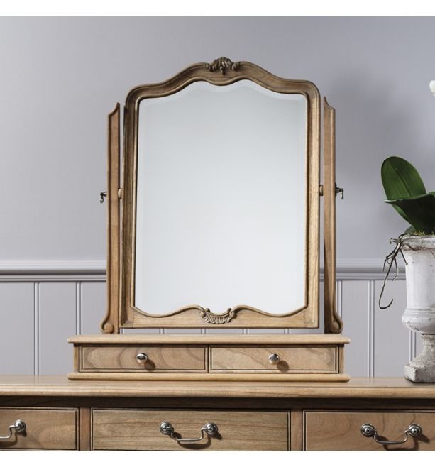 Chic Weathered Dressing Table Mirror | Style Our Home