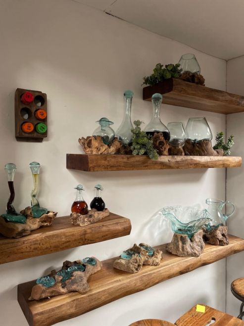 Live Edge Floating Shelf Med by Monologue | Style Our Home