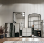Thames Black Medium Mirror by Hudson Living | Style Our Home 