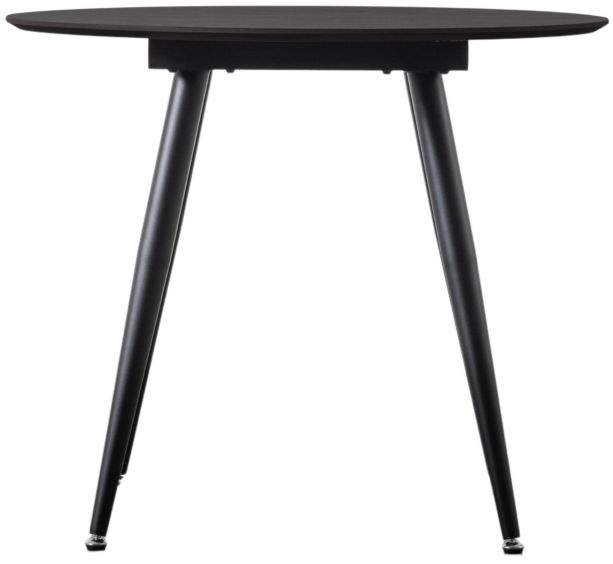 Danbury Black Round Dining Table by Hudson Living | Style Our Home