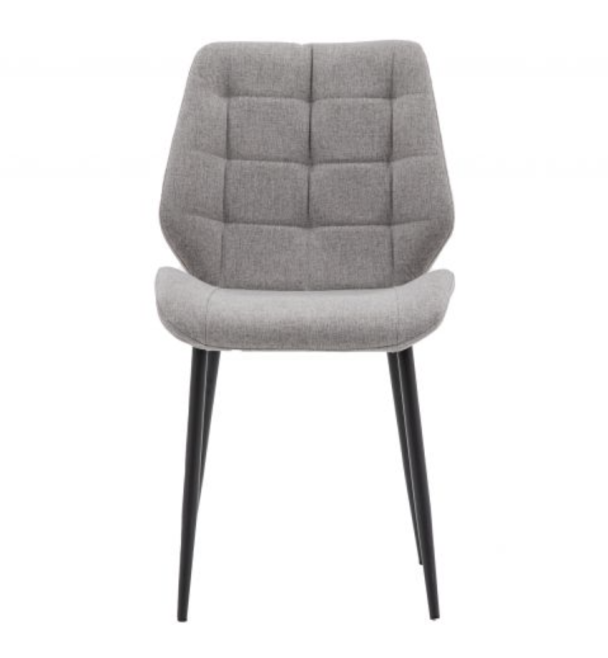 Macread Light Grey Upholstered Dining Chair ( A Pair ) | Style Our Home
